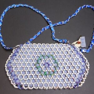 Vintage Paper Bead Purse